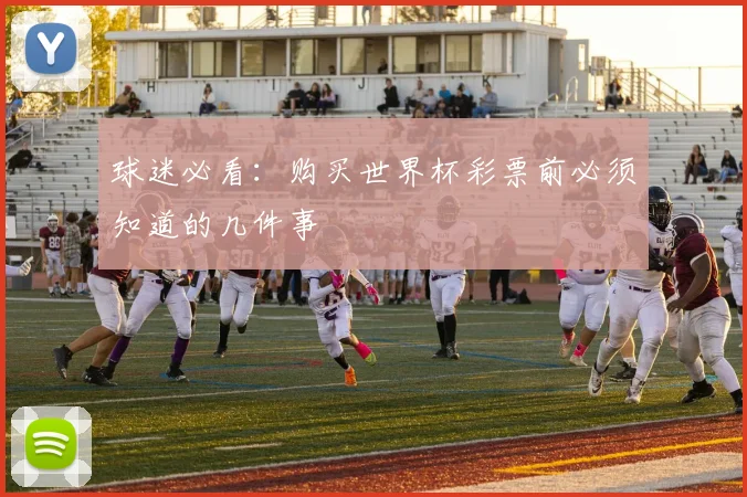 球迷必看：购买世界杯彩票前必须知道的几件事